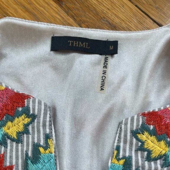 THML Embroidered Mini Dress - Picture 4 of 4